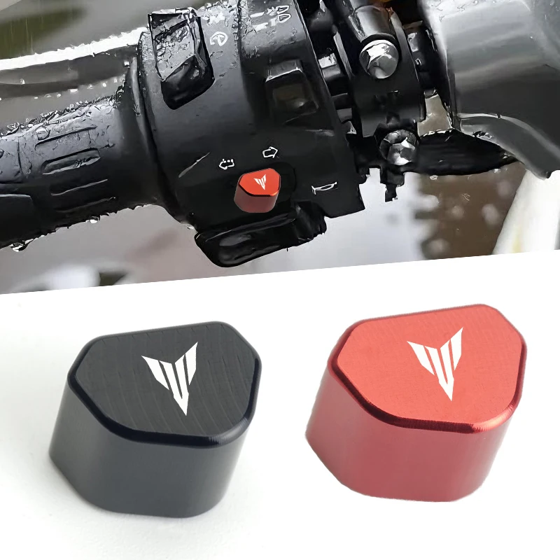 For Yamaha MT 07 MT09 MT07 MT03 MT10 MT25 MT01 MT125 TRACER FZ07 FZ09 MT Accessorie CNC Switch Button Turn Signal Switch Key cap
