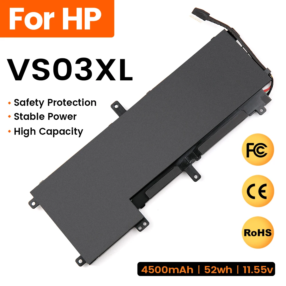 

VS03XL Laptop Battery for HP Envy 15-AS 15-as024TU 15-as025TU 15-as028TU HSTNN-UB6Y 849047-541 849313-850 TPN-I125 11.55V 52Wh