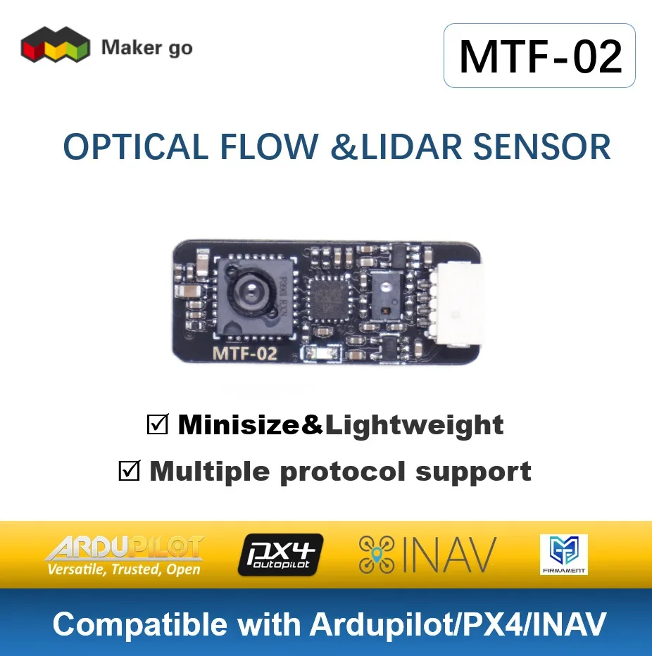 OPTICAL FLOW & LIDAR SENSOR MTF-02 Compatible with Ardupilot/PX4/INAV