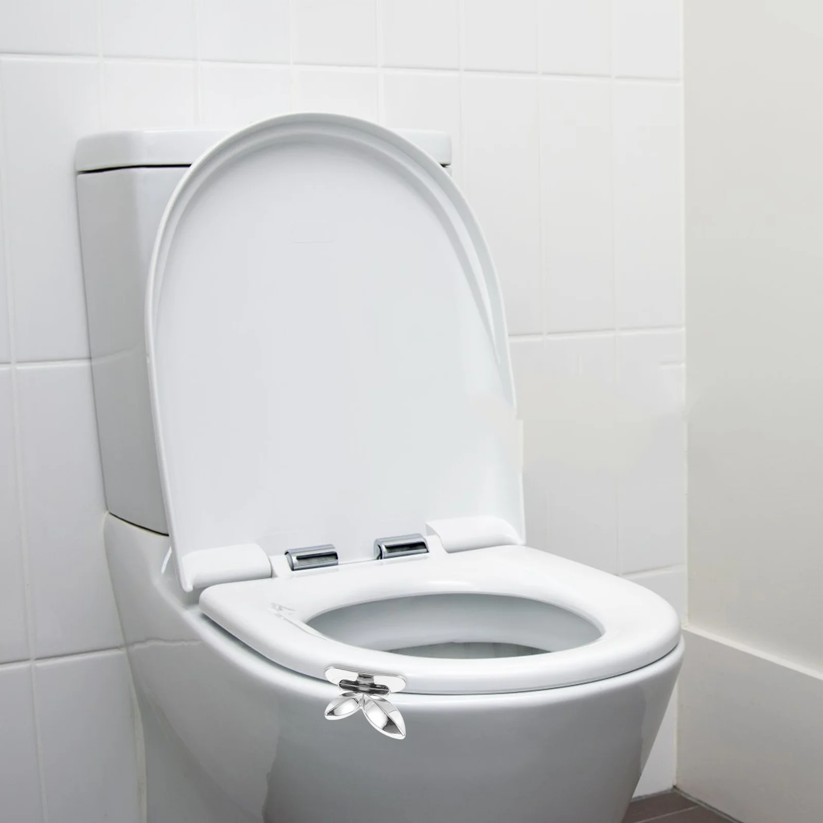 

4pcs Butterfly Toilet Lid Lifter Plastic Seat Cover Lift Tool Adhesive Handle For Home Bathroom Lavatory Lifter Toilet Seat