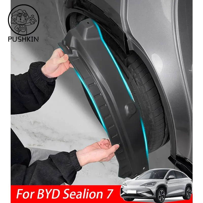 Für BYD Sealion 7 ev 2024 2025 2026 Auto Kotflügel Hinterrad Kotflügel Frostschutz Kotflügel Schmutzfänger Frostschutz Zubehör