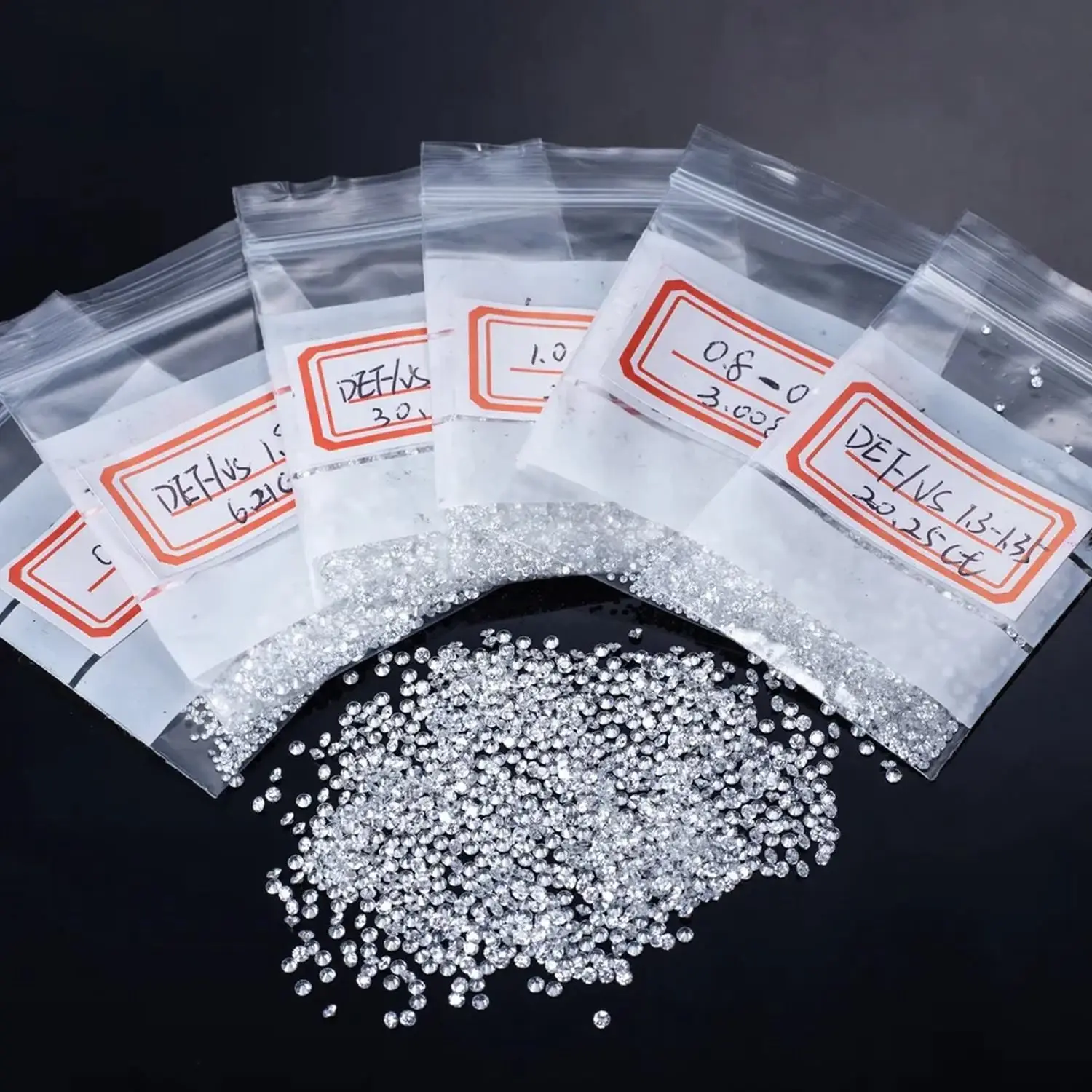 COSFIX حجم صغير قطع مستديرة مختبر نمت الماس HPHT/CVD DEF اللون مقابل وضوح صغير الحجم فضفاض مختبر نمت الماس والمجوهرات المصنوعة #6