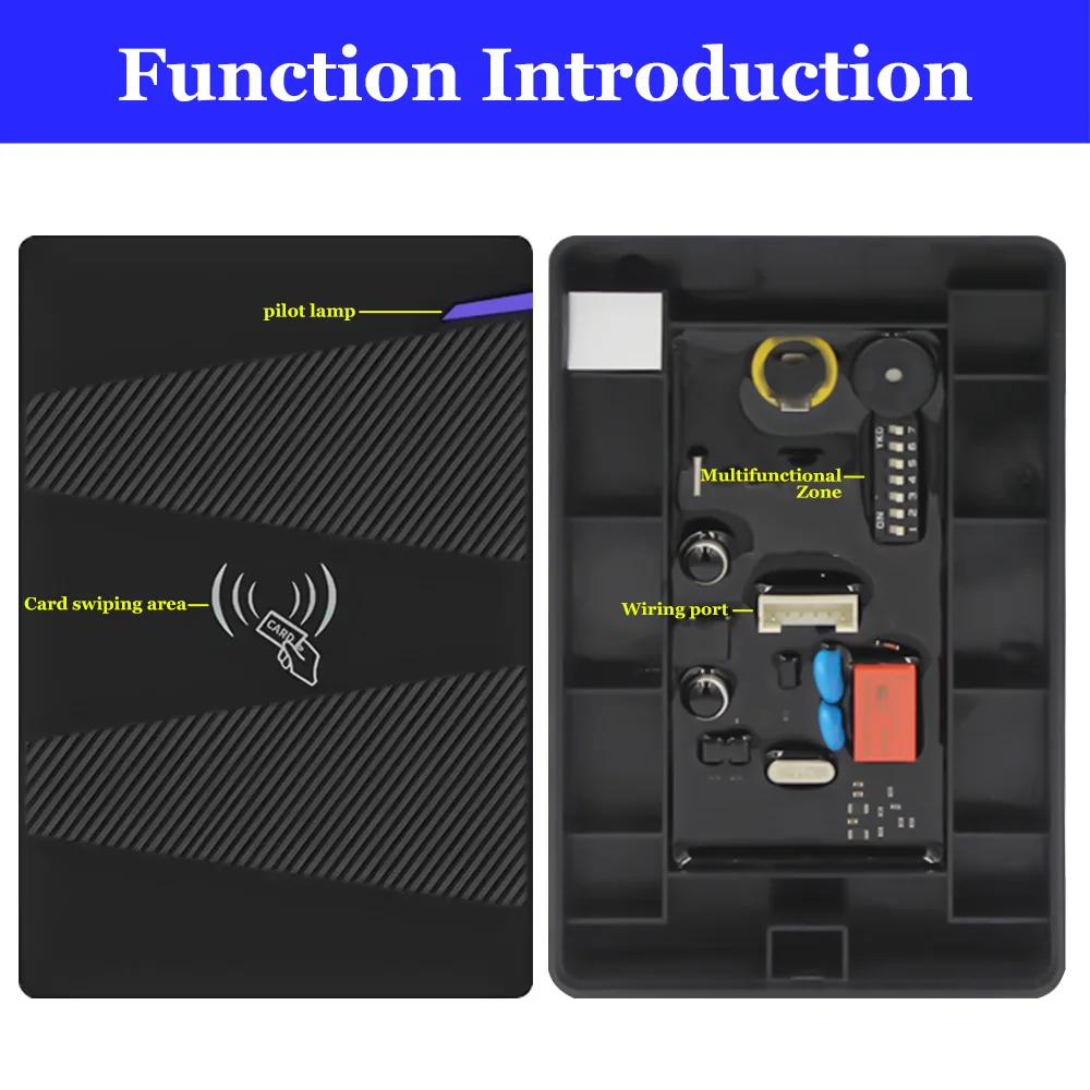 125Khz 13.56Mhz Standalone Access Controller Waterproof Wiegand WG26 RFID Card Reader Proximity reader for Access Control System