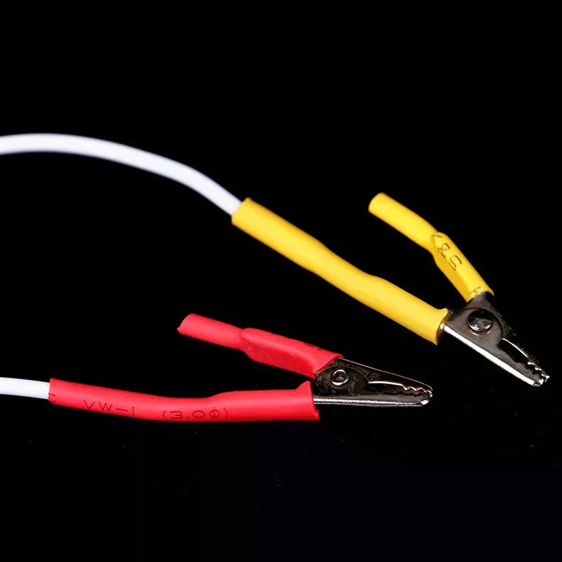 1Pcs 19.5cm Tens/Ems tieline Alligator Clip Cable Wire Electrode For SDZ-II Electronic Acupuncture 2mm Pin Type Cable