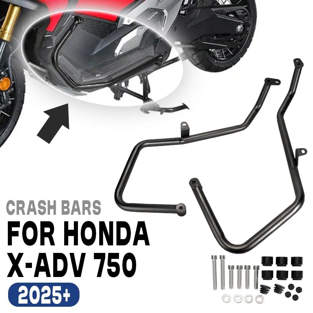 

Highway Crash Bars For HONDA XADV 750 2025 X-ADV750 xadv750 Motorcycle Engine Guard Bumper Crash Bar Buffer Frame Side Protector