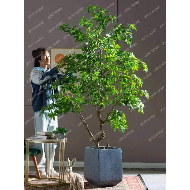 

Drunk Wood Artificial Plant Decoration Indoor Large Bionic Green Plant Fake Trees Potted Plant Landscape Furnishing Articles