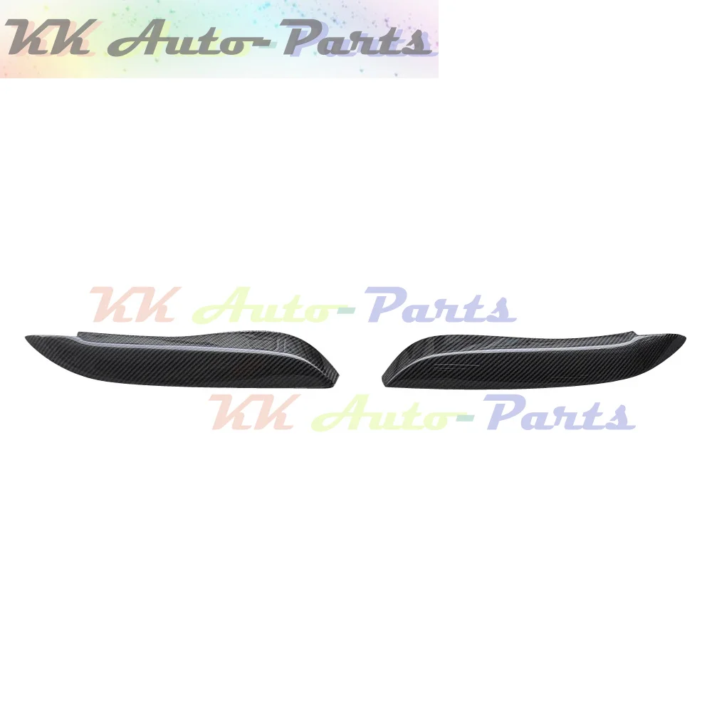 2pcs Crabon Fiber Head light Eyelid Eyebrow Cover Trim for Toyota Starlet Glanza EP91 Car Accessories