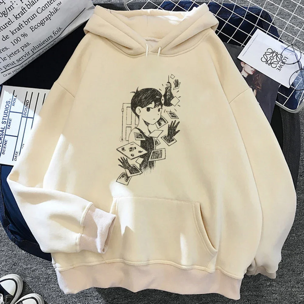 plus size Omori hoodies women 90s streetwear 2023 Korean style Hood pulls female harajuku pulls