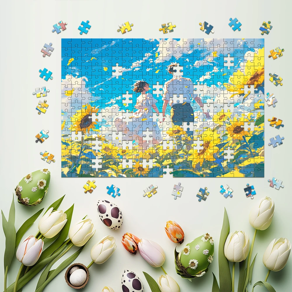 

Custom Photo Puzzle 35-1000 Pieces Personalized Birthday Gift for Family And Friends Customizable Brain Teaser