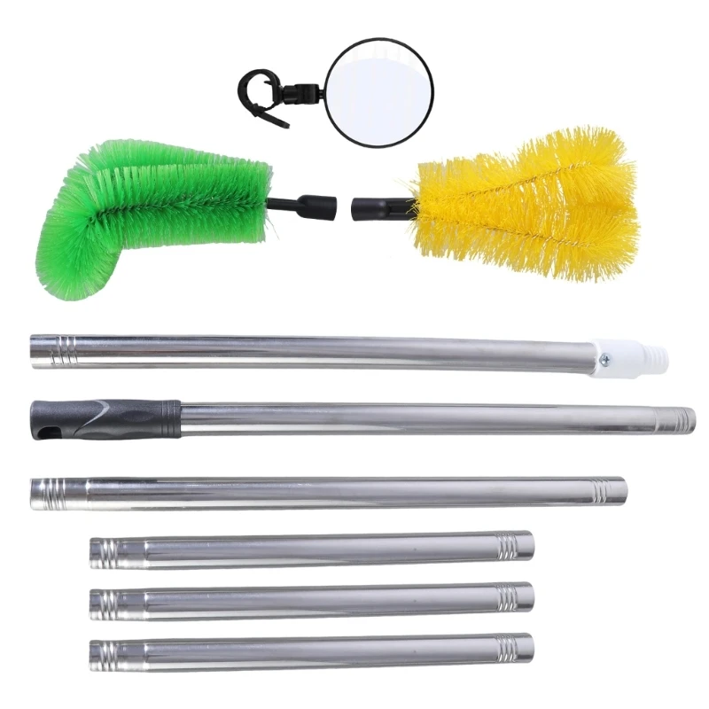 Portable Drainage Grooves Cleaning Tool Gutter Cleaning Brush Extendable Duster Dropship