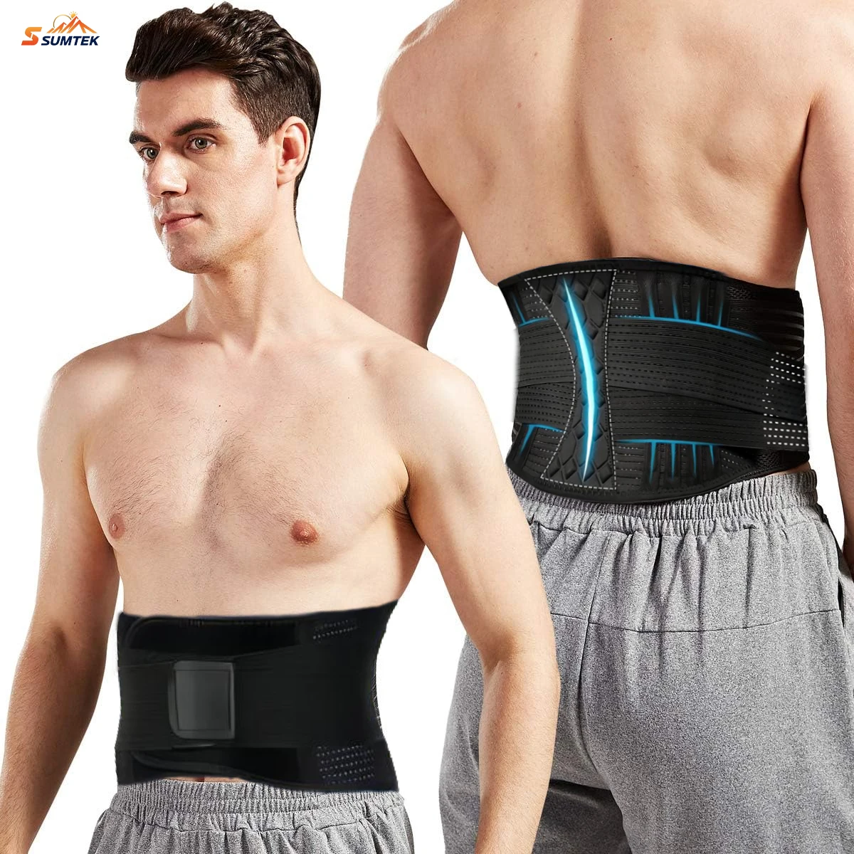 

Back Support Belt - Relief from Back Pain Women&Men,Back Straightener Posture Corrector Scoliosis and Hunchback Correction