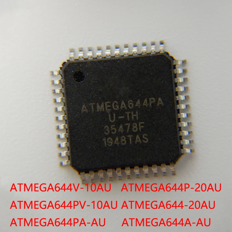 (1piece)100% New ATMEGA644V-10AU ATMEGA644P-20AU ATMEGA644PV-10AU ATMEGA644-20AU ATMEGA644PA-AU ATMEGA644A-AU QFP-44 Chipset