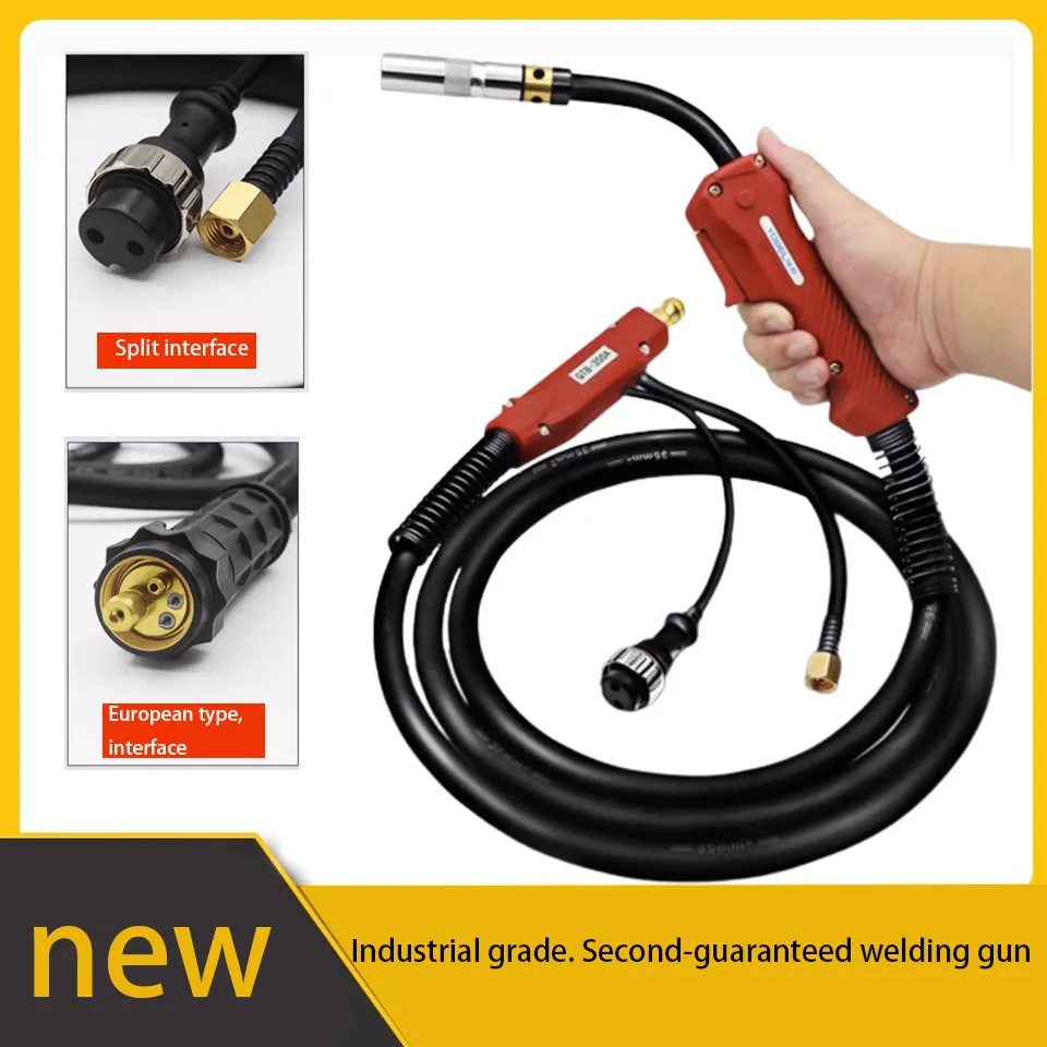 

Second-guaranteed welding gun welding is suitable for Panasonic gas-shielded welding gun 350, second-guaranteed welding 500A