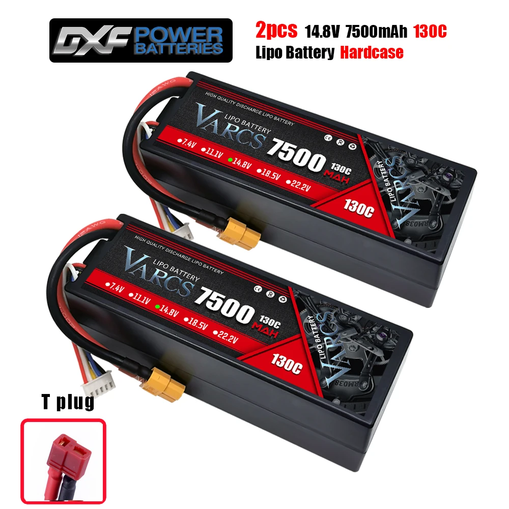 Varcs 4S Lipo Batterij 130c 140c 8000Mah 8400Mah 7500Mah 6300Mah 5400Mah Xt60 Ec5 Trx T/Deans Xt150 Plug Voor Rc 1/8 Buggy Auto