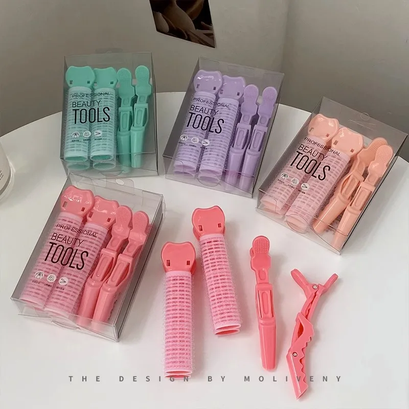 

Self Adhesive Hair Volumizer Clips Duckbill Shape For High Crown Bangs Non Slip No Pain Lightweight Portable For Home Party