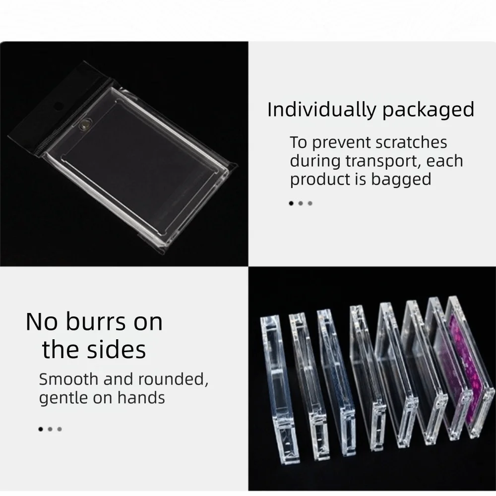 Magnetic Graded Card Card Sleeve Color Border 35PT Graded Card Protective Shell Protective Storage Plastic Material