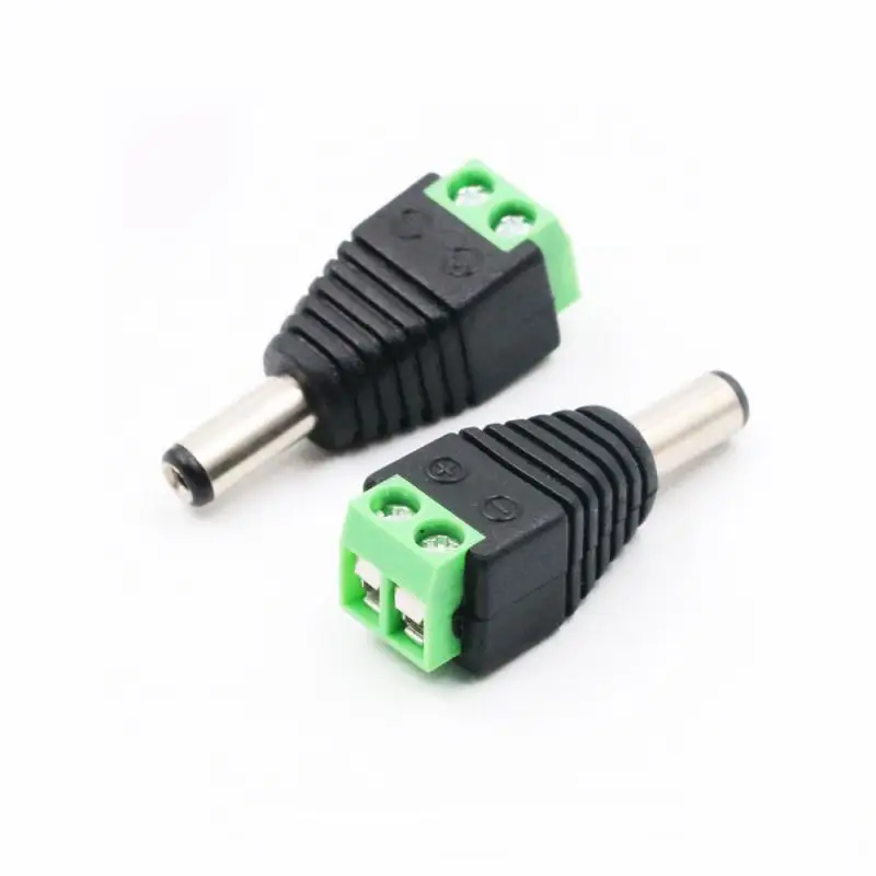 12V DC BNC Male female Connector Coax CAT5 Video Balun Adapter Plug for Led Strip Lights CCTV Camera Accessories