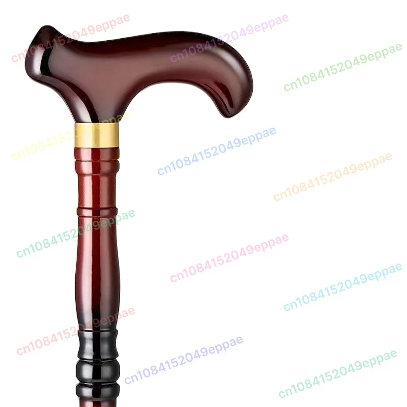 

Imported Beech Wood Elderly Walking Stick, Four-Legged Wooden Anti-Slip Grandfather Dragon Head Walking Stick, Lightweight Wood