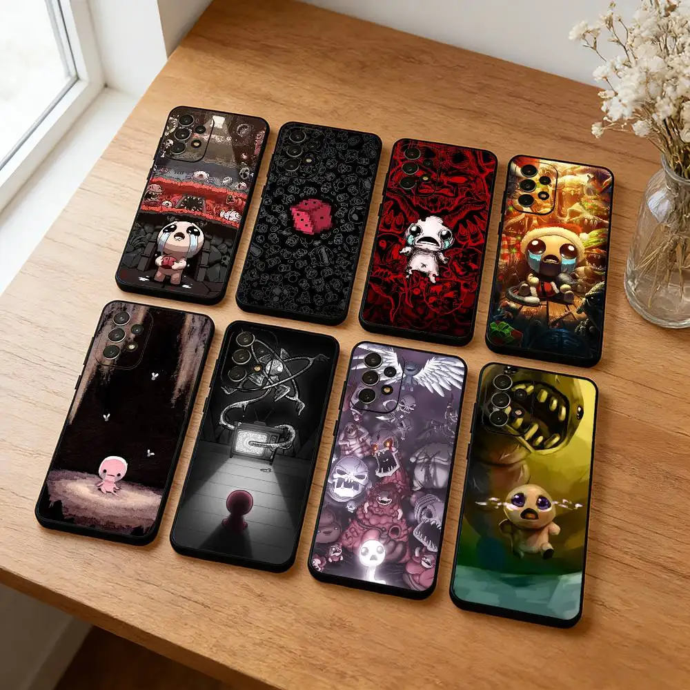 Game T-The Binding of Isaac  Phone Case For Samsung S26,S25,S24,S23,S22,Plus, Soft Silicone Black Cover