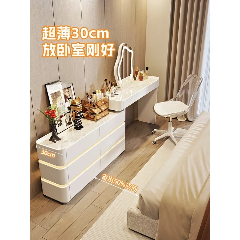 خزانة ملابس رفيعة للغاية وضيقة للغاية مقاس 30 سم، وخزانة تخزين، وخزانة صدر، وغرفة نوم متكاملة، وخزانة بجانب السرير #2