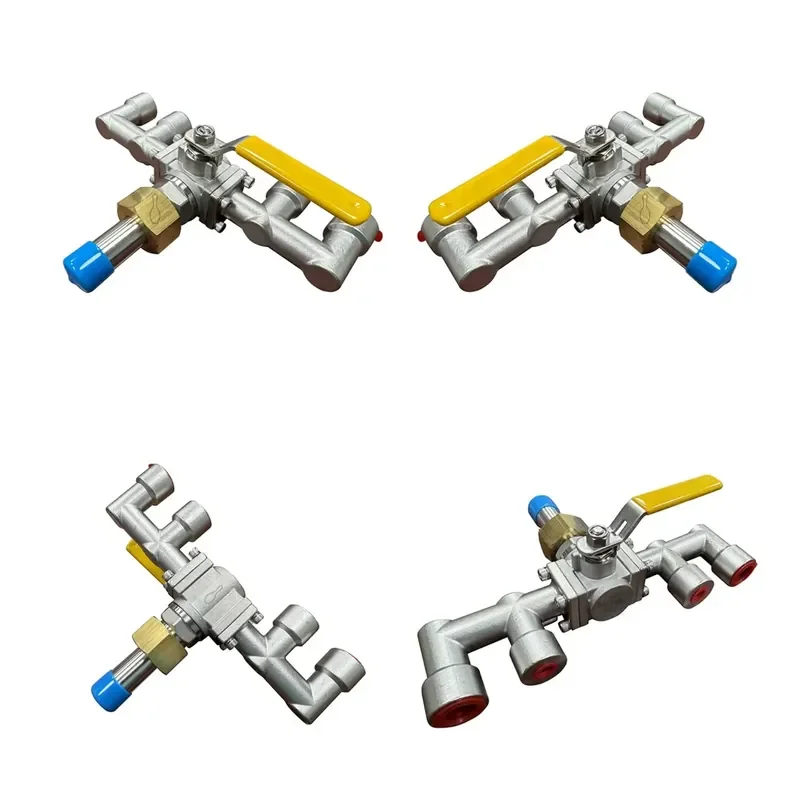 BOWLING BV-DIV5 hydraulic five-way diverter ball valve DN8-DN15 1000 WOG nitrogen coin casting 1 year