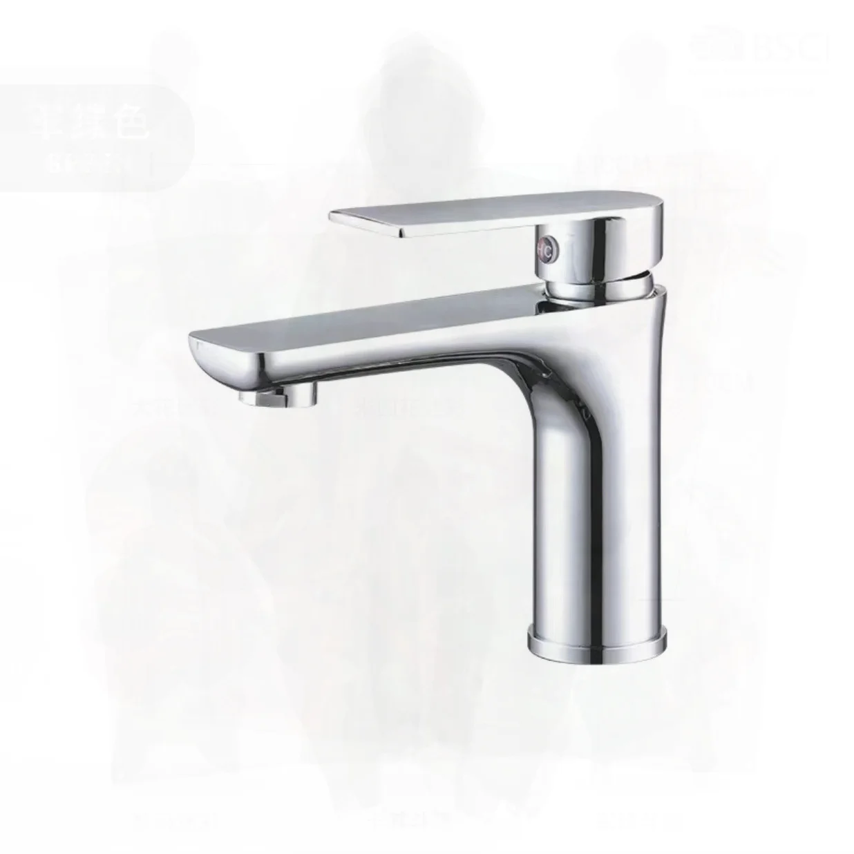 

Copper Basin Faucet Single Hole Modern Minimalist Design for Household Bathroom Wash Basin Hot And Cold Water Mixer Tap
