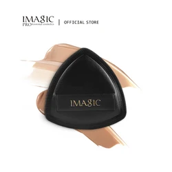 IMAGIC Air Cushion Puff Soft  Concealer Makeup Elastic Marshmallow Cosmetic Foundation Powder Puff Triangle Sponge Black