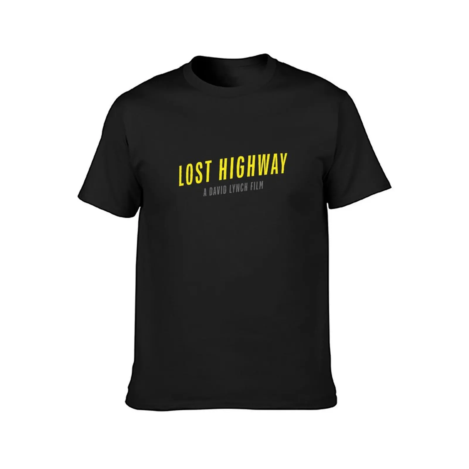 LOST HIGHWAY Movie Title Shirt Design T-Shirt plain new edition men clothings