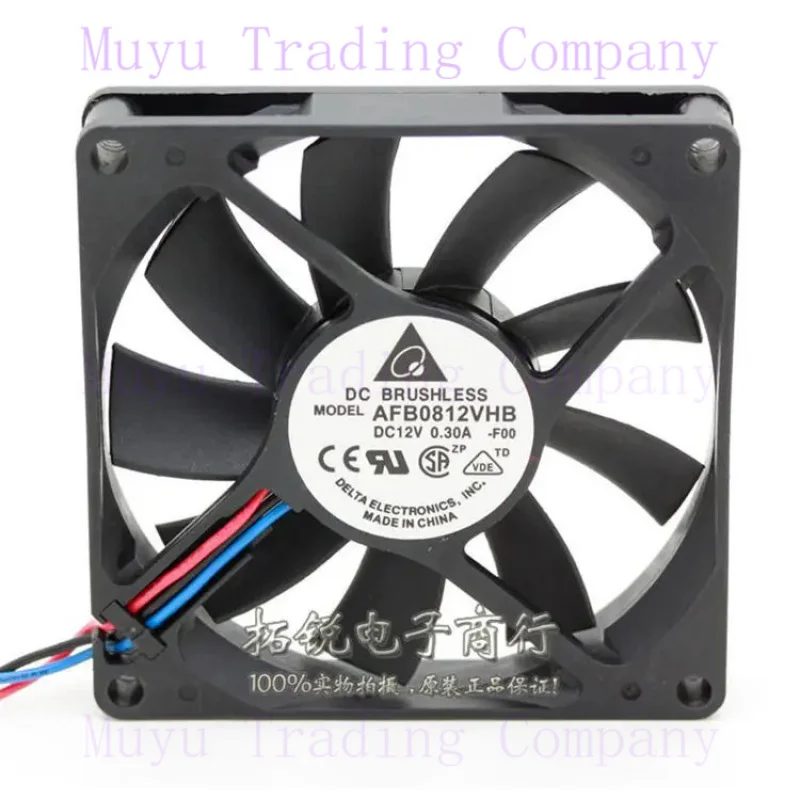 80mm Heatsink Cooler Fan For delta 8015 AFB0812VHB 8cm 80X80X15 mm DC 12v 0.30a Cpu Case Cooling Fan Double Ball Bearing