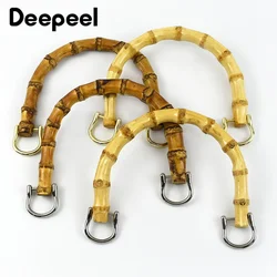 1-5Pcs Bamboo Handles Women Purses U Shape Handbag Handle for Bag Making Handbags Replacement DIY Accessories