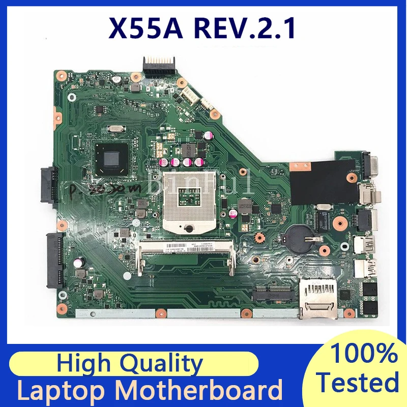 

Mainboard For ASUS X55A REV.2.1 Laptop Motherboard SJTNV 100% Full Tested Working Well