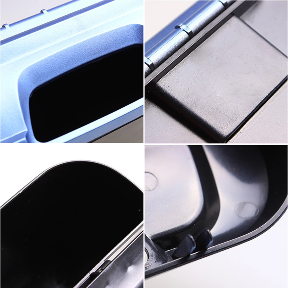 

【】Car Trash Garbage Bin Universal Portable Mini Waste Container For Car Hold Wrappers Tissues Coffee Spill