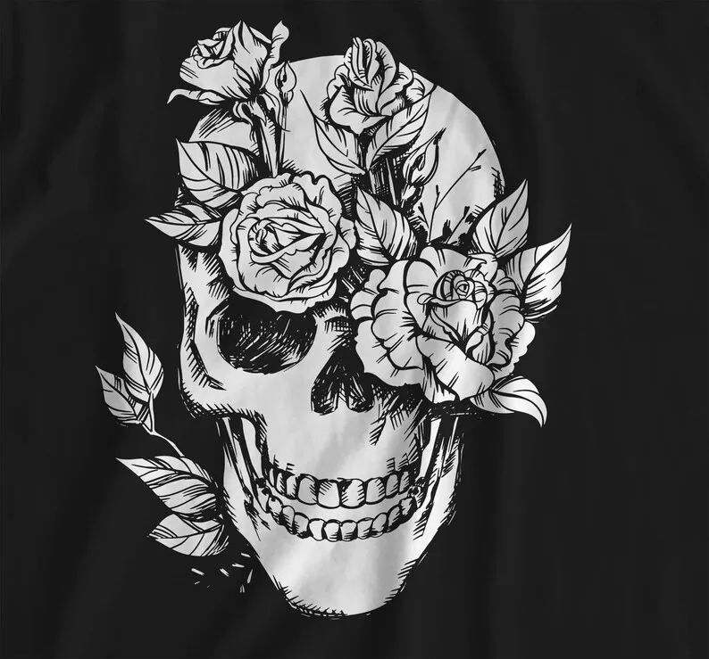 Skull Roses Rebellion: Gothic Grunge Edgy E-Girl Fashion