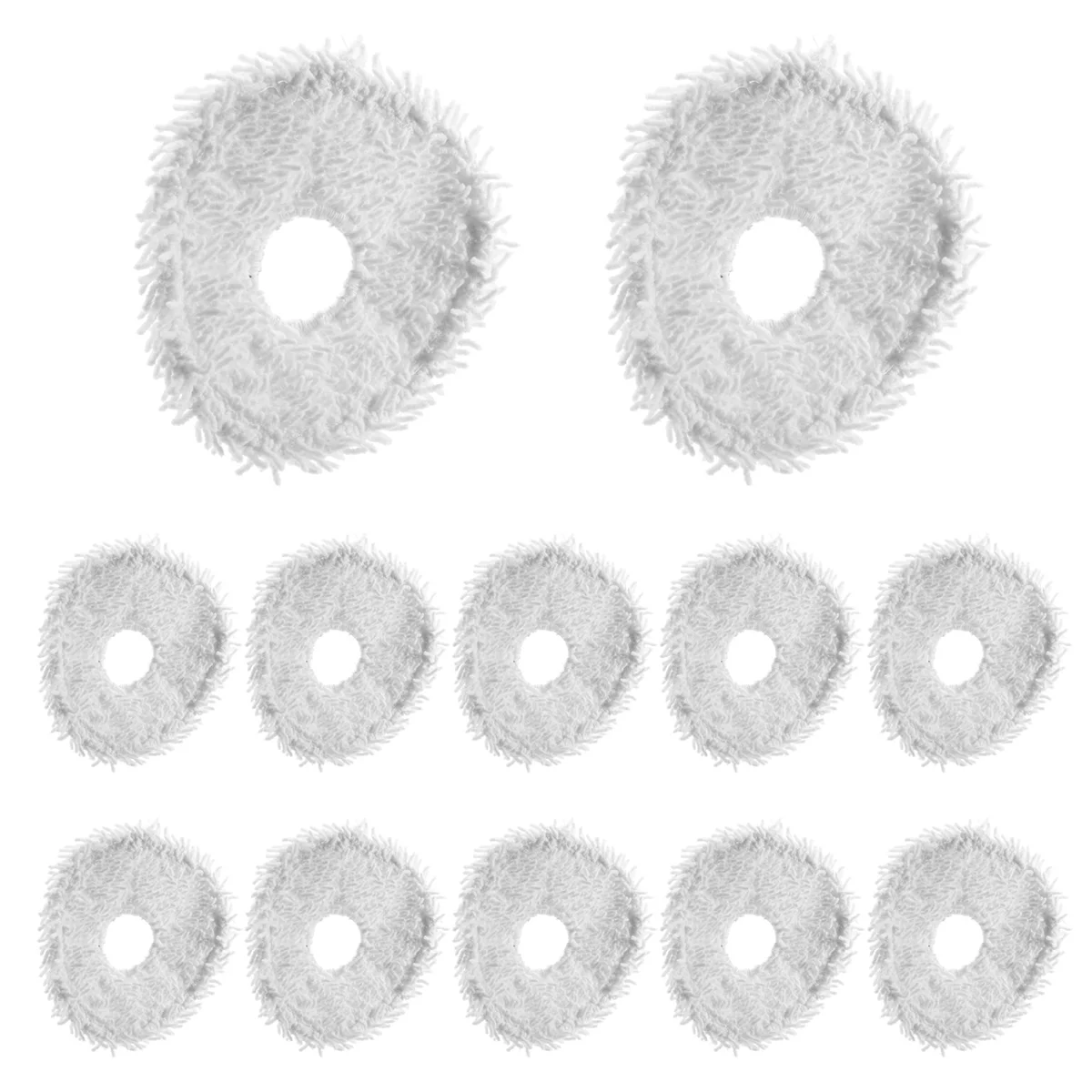 Panno per mocio riutilizzabile da 12 pezzi per Narwal T10 accessori per spazzare Robot parti Mop in microfibra