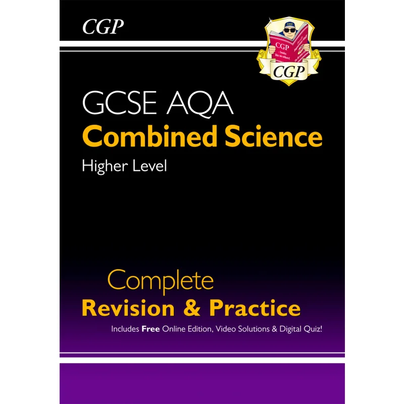 

GCSE Комбинированная наука AQA Высшая полная практика зрения W Online Ed Видео Викторины CGP Книги 9781789085778