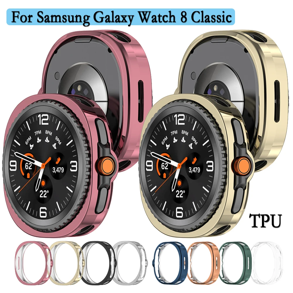 

TPU Case For Samsung Galaxy Watch 8 Classic/Ultra 2 Watch Cover With Screen protector Watch Shell Replacement Accessories