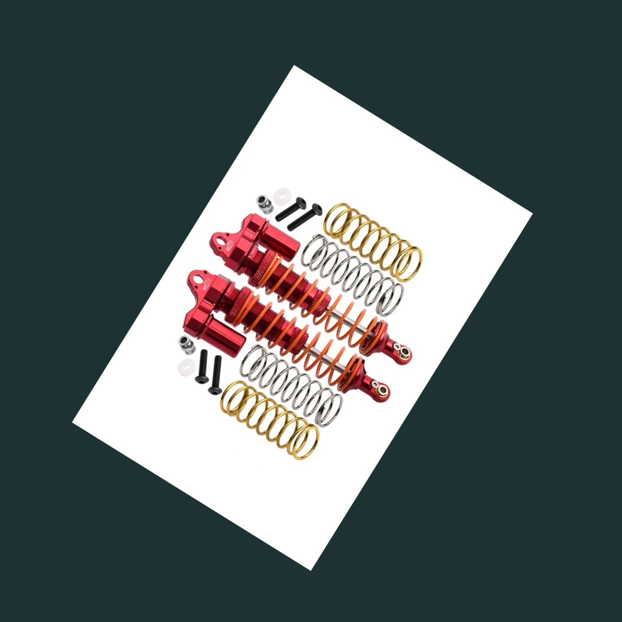 

GPM Alloy Rear Adjust L-Shape Piggy Back Shocks TRAXXAS 1/10 Rustler 4X4, Slash 4X4, Hoss 4X4 VXL 3S, Ford Fiesta ST