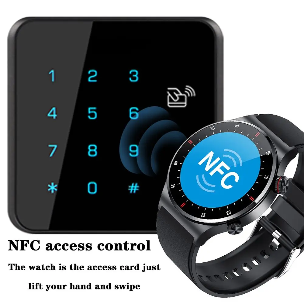 Classic NFC Smart Watch Men 1.28 Inch HD Screen Bluetooth Calling Total Health Monitoring IP67 Waterproof Smartwatch Women 2025