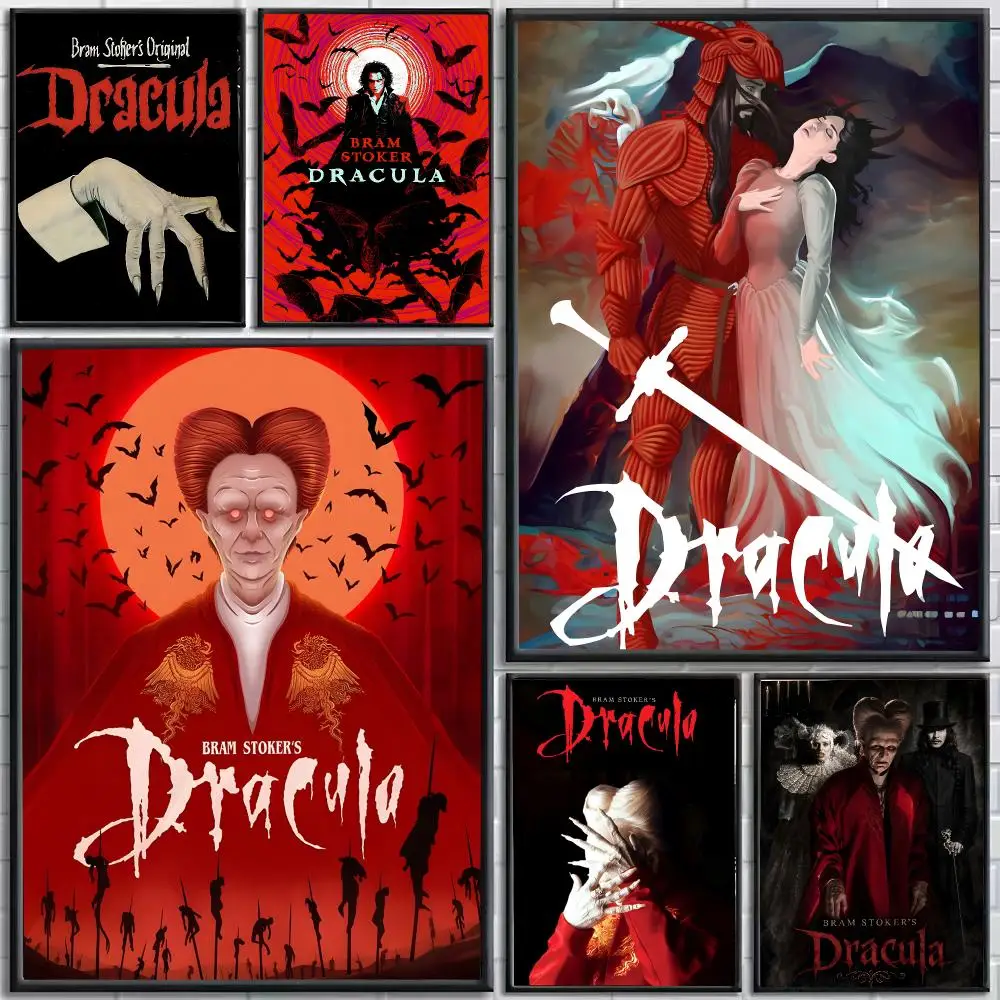 Movie Dracula 1992 Poster Self-Adhesive HD Mural Wall Decals, Living Room Bedroom Home Decor Gift