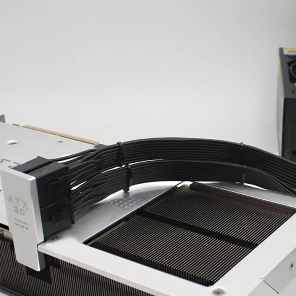 ATX3.0 12VHPWR 12 + 4P 600W adattatore di alimentazione a 180 gradi per scheda grafica Desktop adattatore per scheda grafica serie 4 x8pin a 40