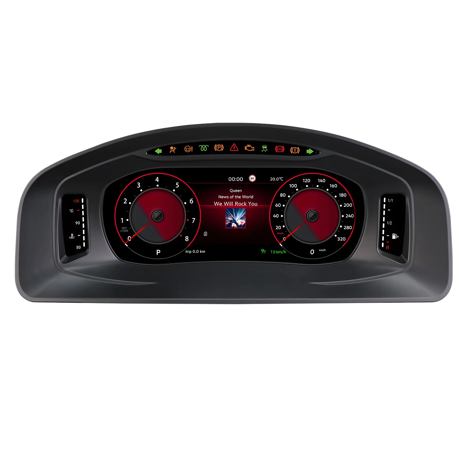 auto lcd dashboard panel for Volkswagen Multivan T5 2008 - 2015 HDMI instrument display Speedometer Cluster snelheidsmeter