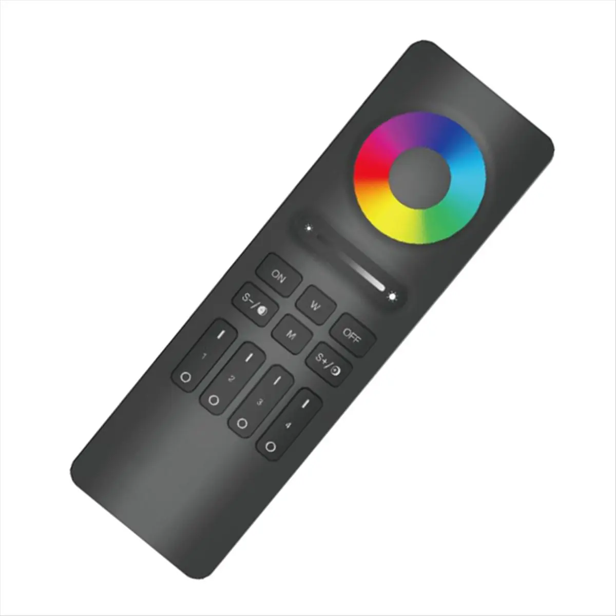 

ABZF 2,4G Беспроводная светодиодная панель RGBCCT Пульт дистанционного управления C5 4-зонный пульт дистанционного управления, регулируемая яркость, цветовая температура и насыщенность