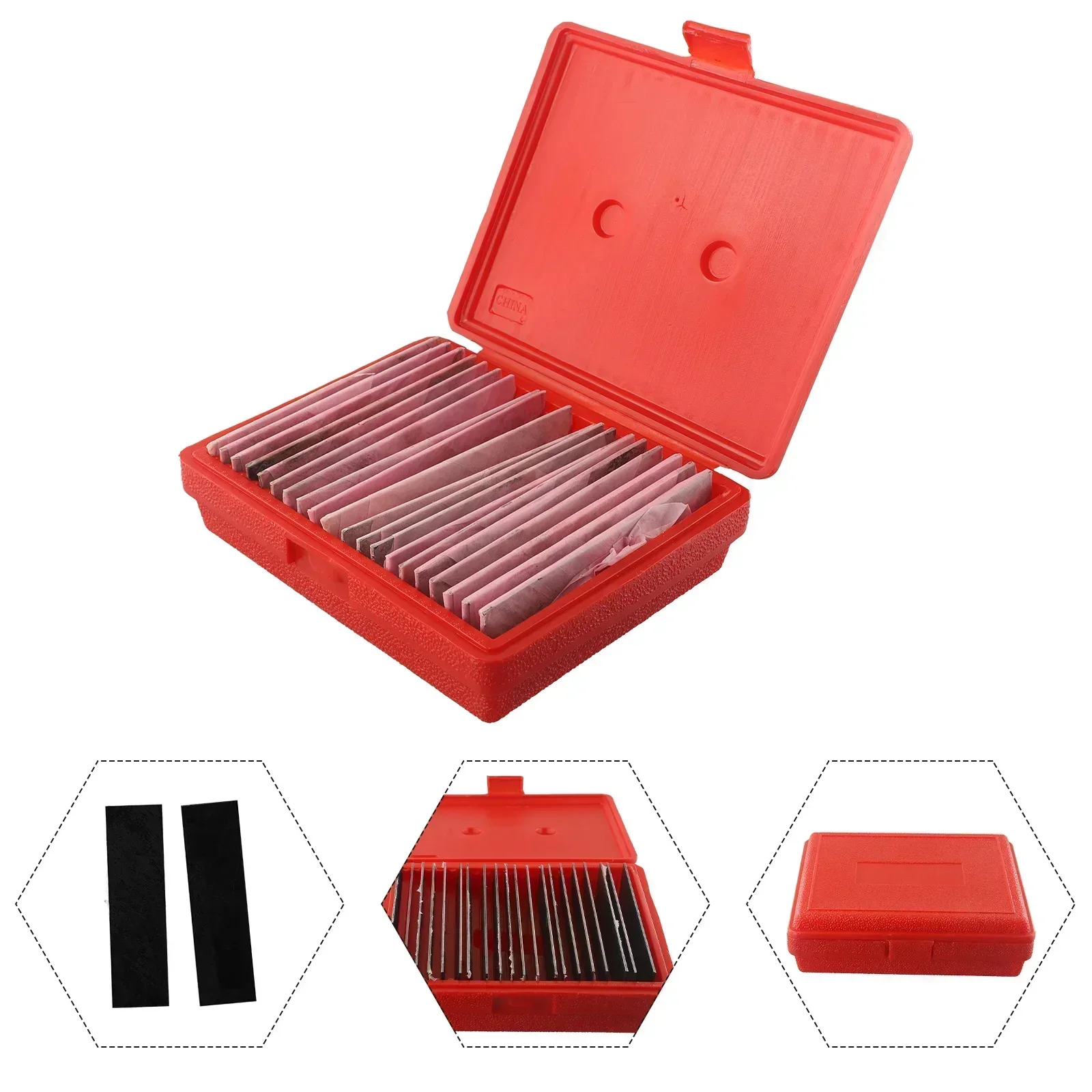 Imagem -06 - Conjunto Paralelo Fabricado Bloco de Calibre de Almofada Paralela Almofadas de Fresagem Cnc 21-11 16 por 16 Intervalos Maquinista Cnc 20 Pares 40 Peças