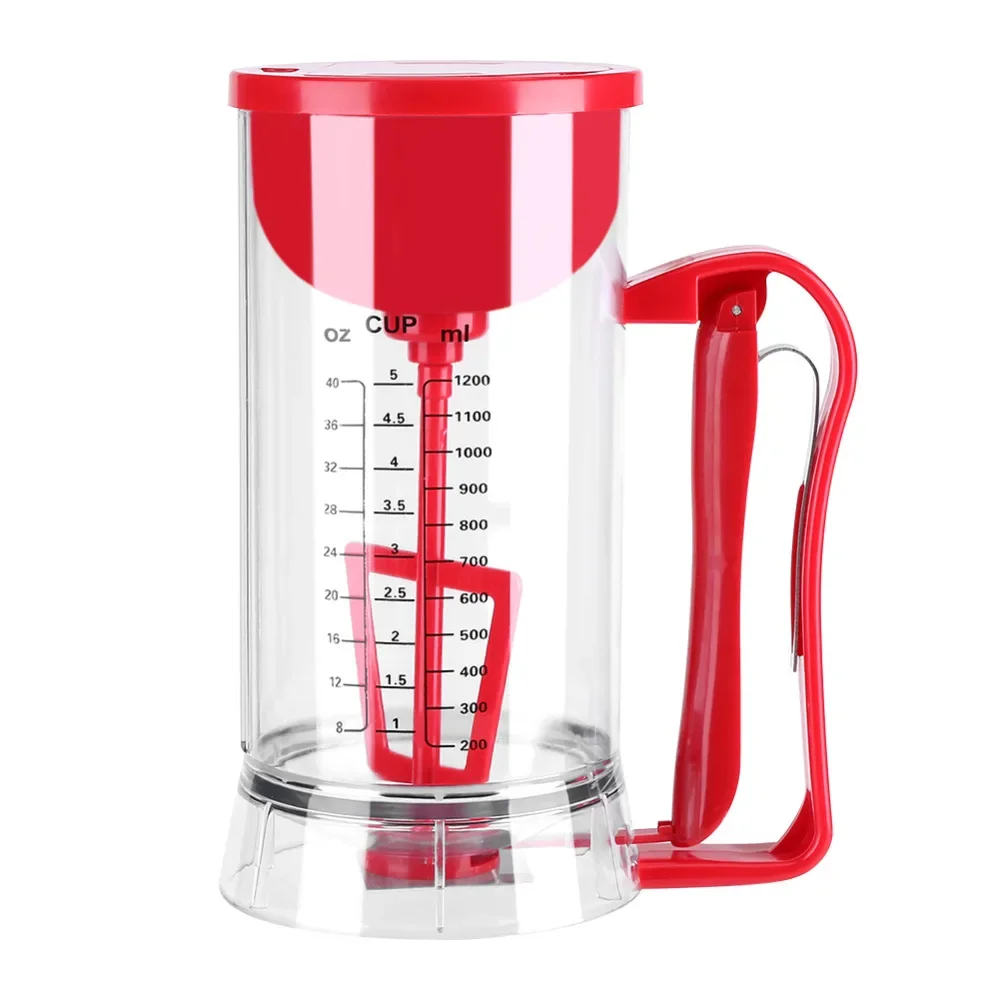 

ElectricPowered Batter Mixer Dispenser Pancake Batter Dispenser Cupcake Waffle Batter Maker Machine Kitchen Tool blender scraper