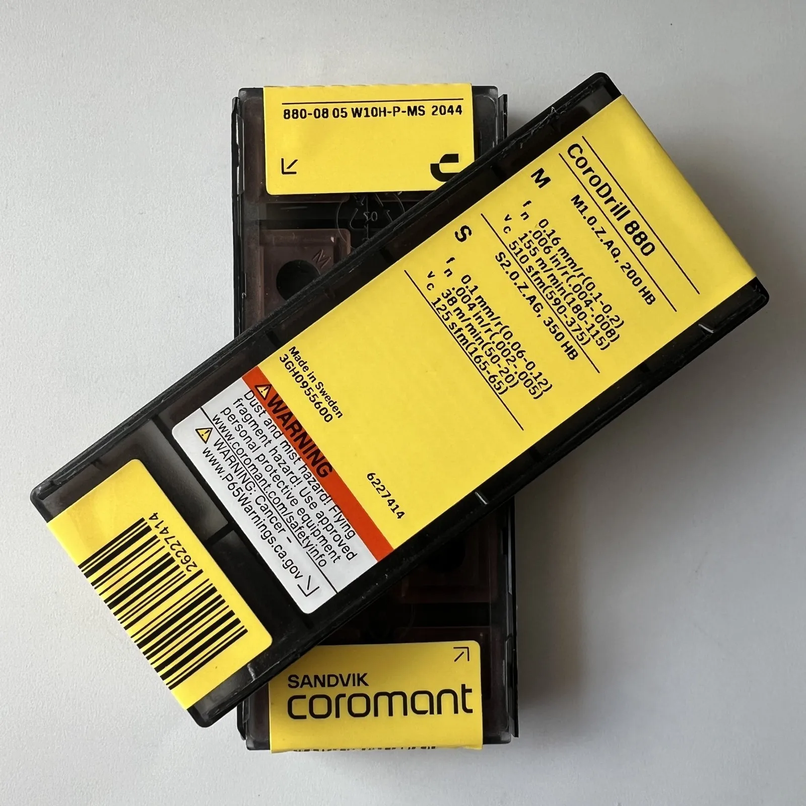 

SANDVIK / 880-0805W10H-P-MS 2044 / Оригинальные шведские лезвия из твердого сплава, 10 шт.