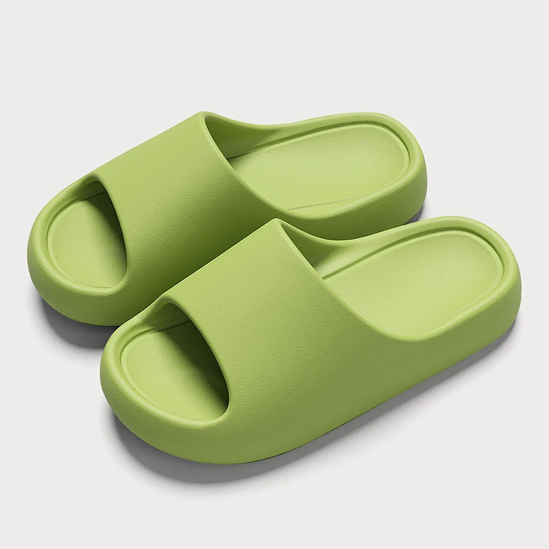 2026 Summer Red Thick Platform Slippers Women Lightweight Soft Sole Home Pillow Slides Woman Outdoor Non Slip Beach Flip Flops image 2