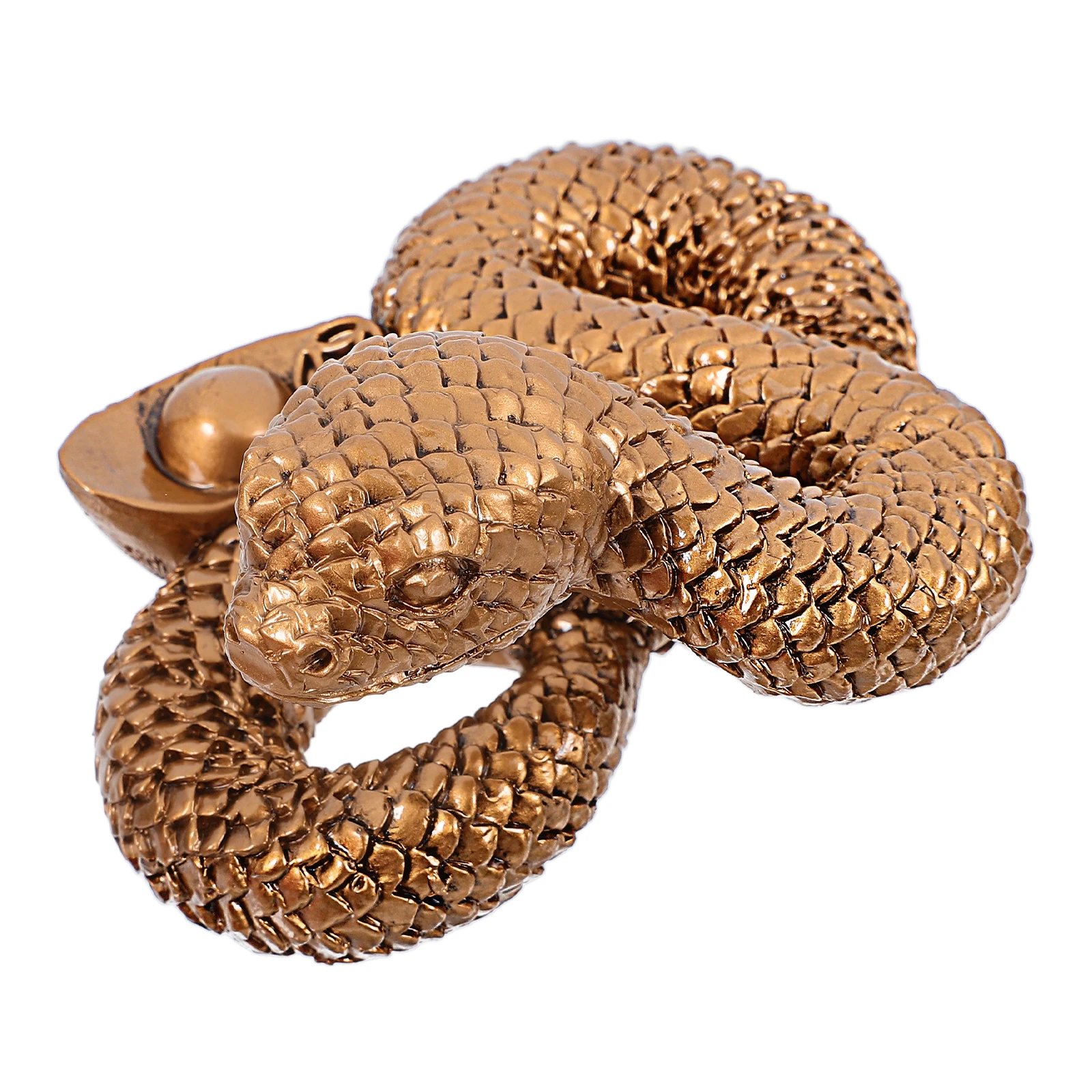 

Zodiac Statue Decor Small Cabinet Desktop Ornament Chic Shaped Indoor Garden Resin Adornment Snake Statue Ornament Desktop Decor