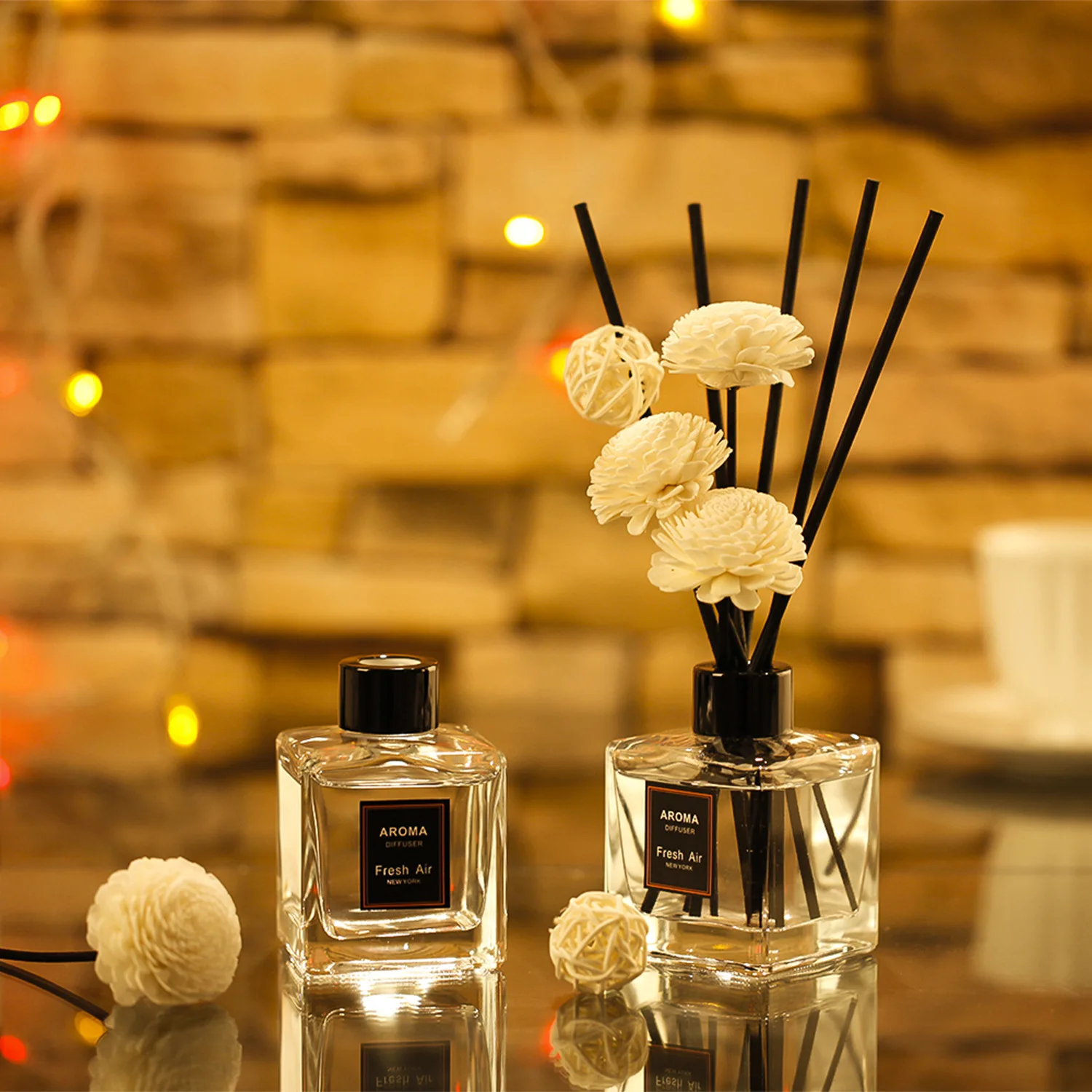 

Matarile Essential Oil Aromatherapy Rattan Aromatherapy Set Luxury Home Aroma Diffuser Parfüm Para Casa Дифузер Reed Diffuser