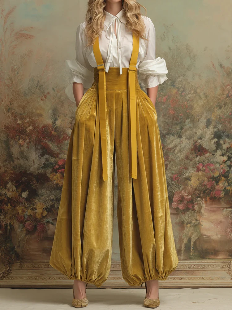 Women'S Fashion Overalls - New Elegant Yellow Color Jumpsuits for