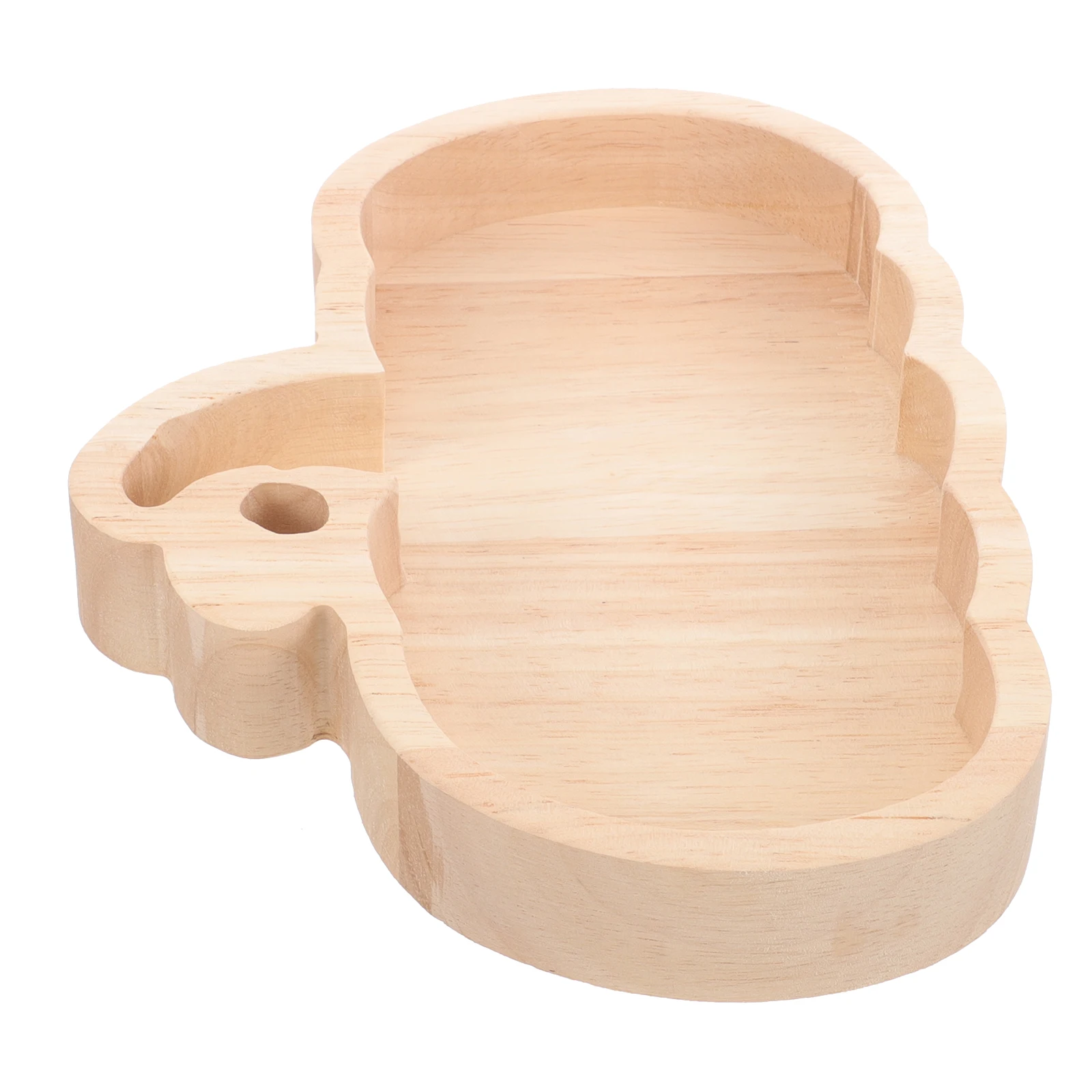 

Nordic Wooden Storage Tray Cake Decorations Dry Fruit Snacks Serving Candy Plate